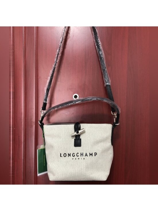 Longchamp Handbags - Longchamp Essential Toile Bucket Bag